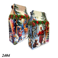 Новорічна коробка Червона ялинка 1000 гр (2404) Новорічна коробка Червона ялинка 1000 гр (2404)