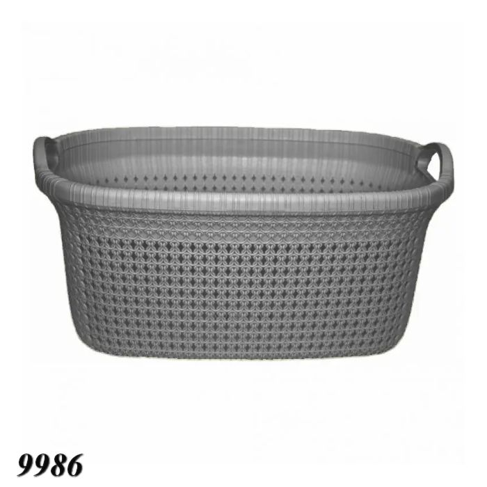 Кошик для білизни 35л Сірий  Кошик для білизни 35л Сірий