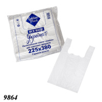 Пакети майка білі 22,5х38 см Golden Plast (9864)