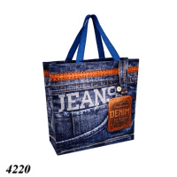 Сумка-шопер Альфа Джинс 36х34х10 см (4220)