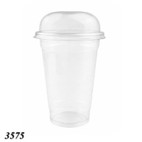 Стакан з купольною кришкою з отвором 500 мл (3575)