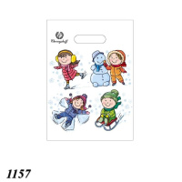 Пакет новорічний Діти 22х30 см (1157)