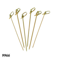 Шпажка Вузлик солома натуральна 10.5 см 100 шт (9966)