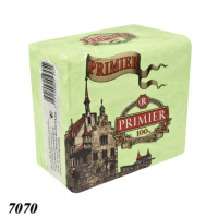 Серветка PRIMIER одношарова Салатова 100 шт (7070)