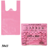 Пакети майка Carbon червоні 22х38 см (5043)