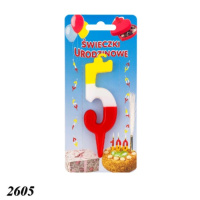 Свічка тортова цифра 5 (2605)