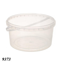Відро харчове з кришкою 1,5 л Прозоре (9373)