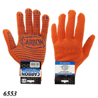 Рукавиці робочі CARBON Помаранчеві (6553)