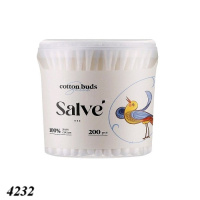 Ватні палички Salve банка 200 шт. (4232)