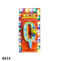 Свічка тортова цифра 0 Смайл (0414)