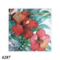 Серветка Luxy Гібіскус 18 шт тришарова (6287) Серветка Luxy Гібіскус 18 шт тришарова (6287)