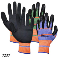 Рукавиці робочі стрейчеві чорна піна (7237) Рукавиці робочі стрейчеві чорна піна (7237)