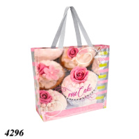 Сумка-шопер Альфа Капкейки 36х34х10 см (4296)