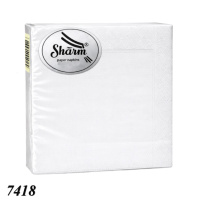 Серветка Sharm 20 шт двошарова Біла (7418)