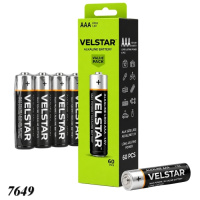 Батарейки VELSTAR Alkiline LR 03 ААА (7649)