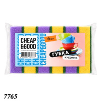 Губки для посуду Cheap&Good хвилясті 6 шт (7765)