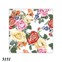 Серветка LaFleur Дивні троянди 16 шт двошарова (5151) Серветка LaFleur Дивні троянди 16 шт двошарова (5151)