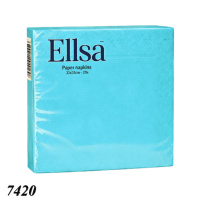 Серветка 33*33^ 20 шт.(2ш) Sharm  блакитна (7420)