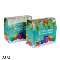 Новорічна коробка Саквояж з подарунками 1500 гр (1372)