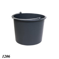 Відро  5л Господарське зі шкалою (ручка метал)  Польща