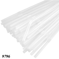 Соломка з вигином d4.8 210 мм 200 шт прозора (9796) Соломка з вигином d4.8 210 мм 200 шт прозора (9796)