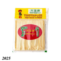 Зубочистки бамбукові Запаска 50 шт (2025) Зубочистки бамбукові Запаска 50 шт (2025)