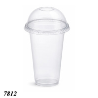 Стакан з купольною кришкою з отвором 320 мл (7812)