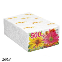 Серветка Алсу-Пак 500 шт одношарова Біла (2063)