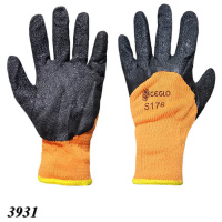 Рукавиці робочі Х/б піна чорна заливка (3931) Рукавиці робочі Х/б піна чорна заливка (3931)