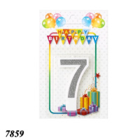 Свічка тортова цифра 7 (7859)