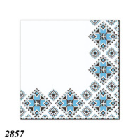 Серветка LaFleur Вишивка блакитна 16 шт двошарова (2857)