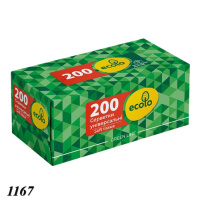 Серветка Ruta Ecolo пенал 200 шт двошарова (1167)