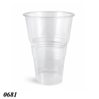 Стакан одноразовий 500 мл з піновідстійником (0681)