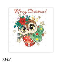 Новорічні серветки LaFleur "Новорічна сова" (7143)