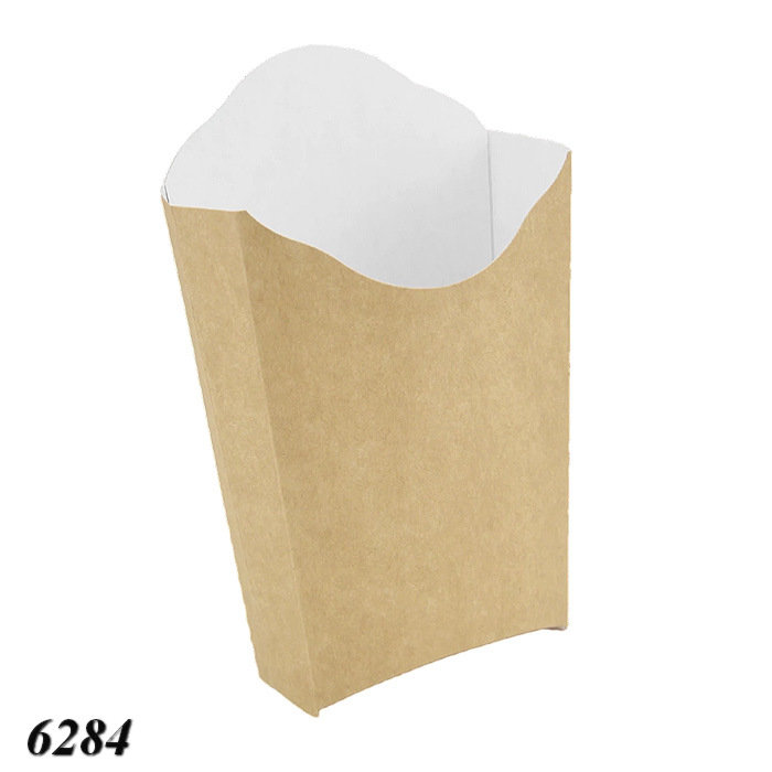 Крафтовий пакет карман для картоплі Фрі 125 гр Крафтовий пакет карман для картоплі Фрі 125 гр