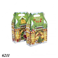 Новорічна коробка Замок 700 гр (6211)