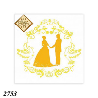 Серветка Luxy Молодята 18 шт тришарова (2753)