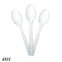 Ложка одноразова коктейльна Андрекс 178 мм Прозора (4531)