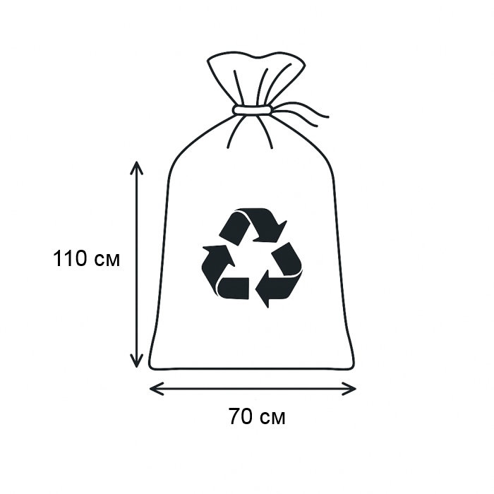 Мішки для сміття STRONG 120 л 25 шт Мішки для сміття STRONG 120 л 25 шт