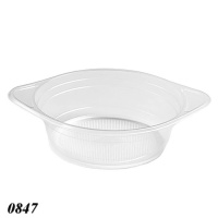 Тарілка одноразова прозора Супова 500 мл (0847)
