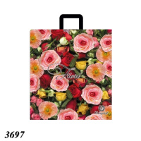 Пакет ПластикПак Рожево-червоні троянди 40х42 см (3697)
