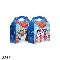 Новорічна коробка Три Санти 1100гр (3147)