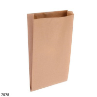 Пакет саше паперовий бурий 18х34х6 см 100 шт (7078)