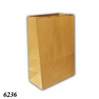 Пакет паперовий бурий 32х38х15 см (6236)