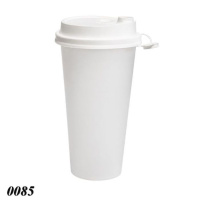 Стакан Bubble Tea з кришкою матовий 600 мл (0085)