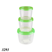 Набір контейнерів круглих Twist 3 шт 250 мл, 370 мл, 600 мл (3293)