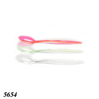 Ложка одноразова коктейльна Андрекс 178 мм Кольорова (5654)