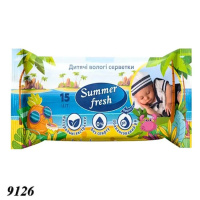 Вологі серветки SummerFresh 15 шт (9126)