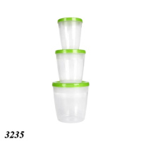 Набір контейнерів круглих Twist 3 шт 0,9 л, 1,3 л, 1,7 л (3235)