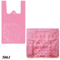 Пакети майка Carbon Super червоні 25х45 см (5061)
